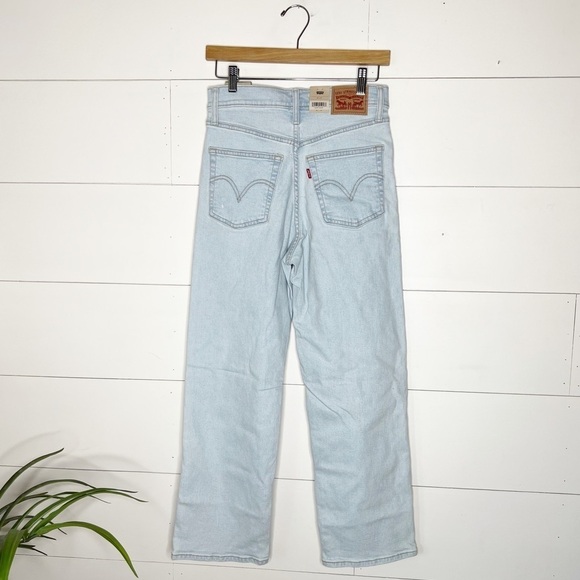 Levi's Women's Ribcage Straight Ankle Jeans - Samba Done - Picture 4 of 10